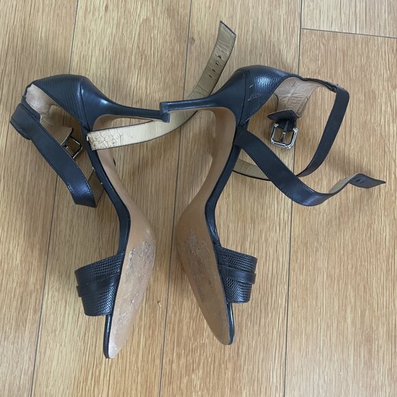 Black Coach Strappy Heel - Picture 4 of 4